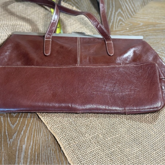 Kenneth Cole New York Brown Leather Shoulder Bag - Picture 14 of 16
